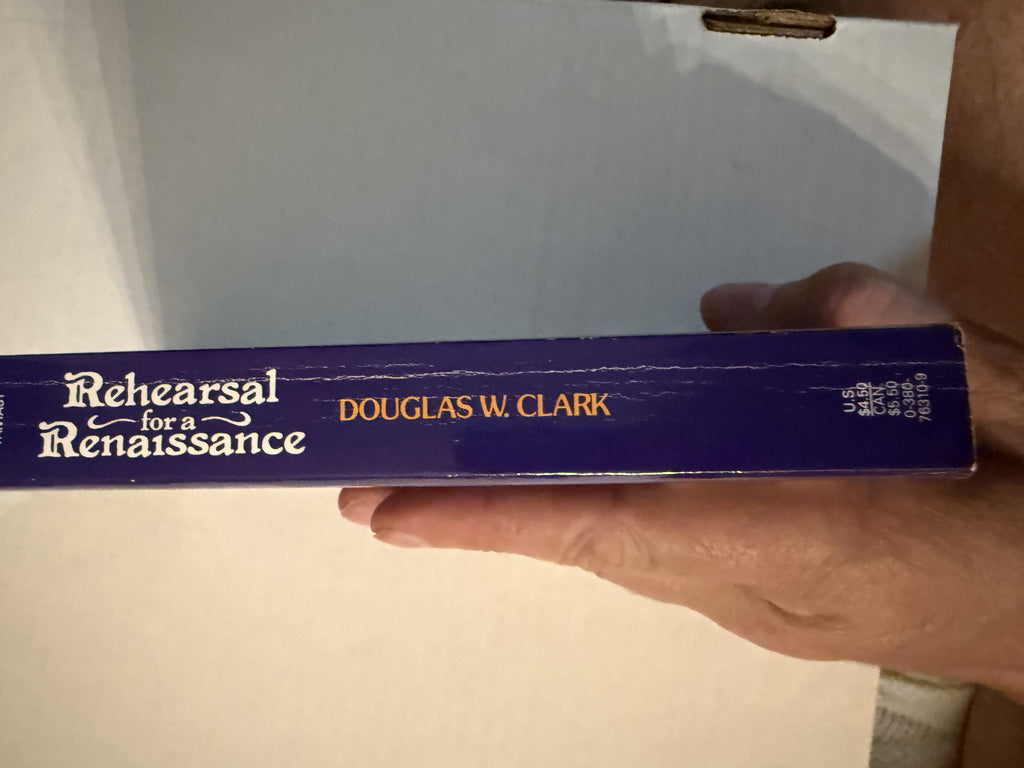 Actual spine photo of Rehearsal for a Renaissance