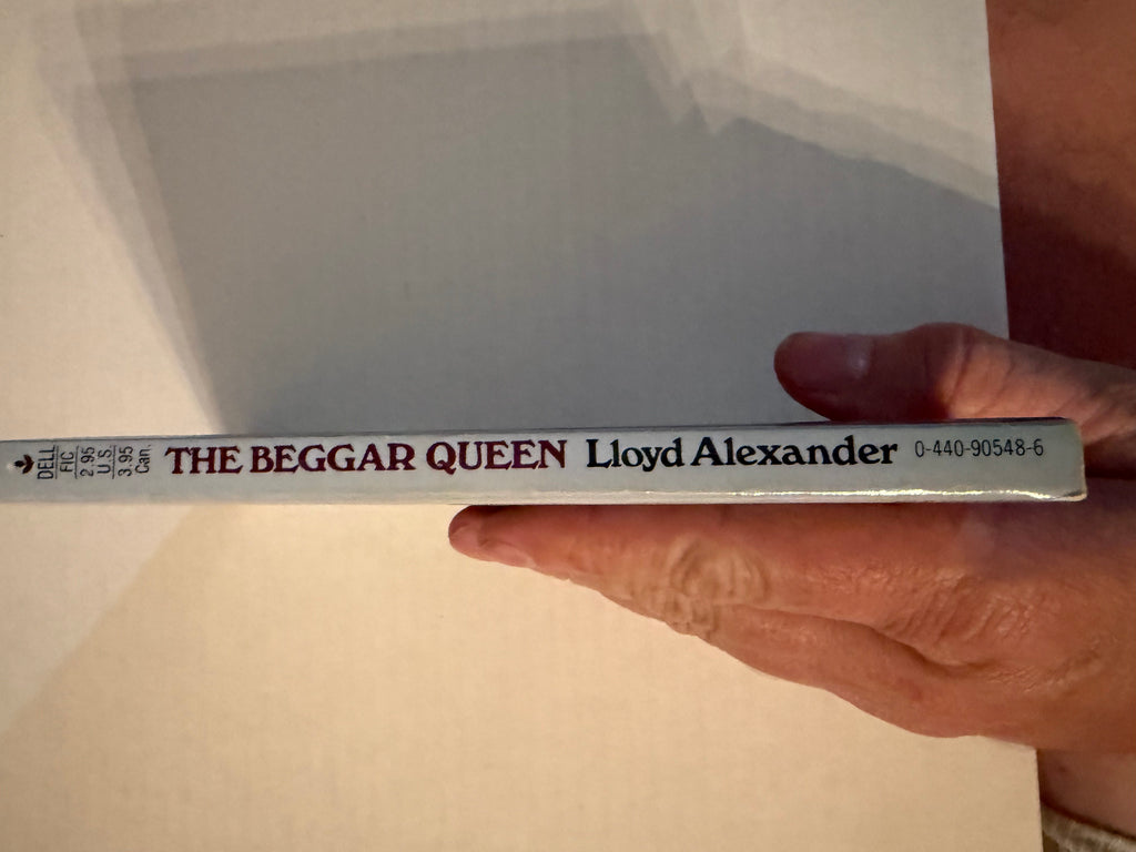 Actual spine photo of The Beggar Queen