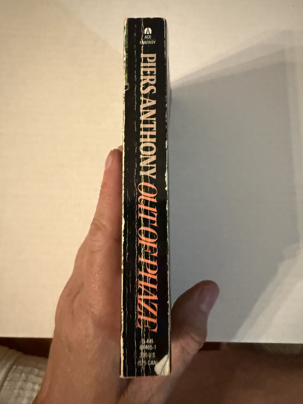Actual spine photo of Out of Phaze