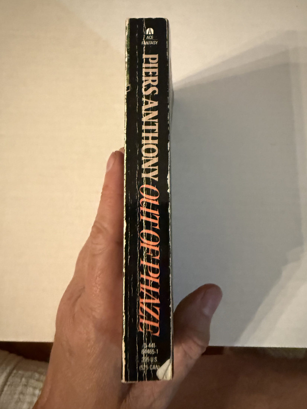 Actual spine photo of Out of Phaze