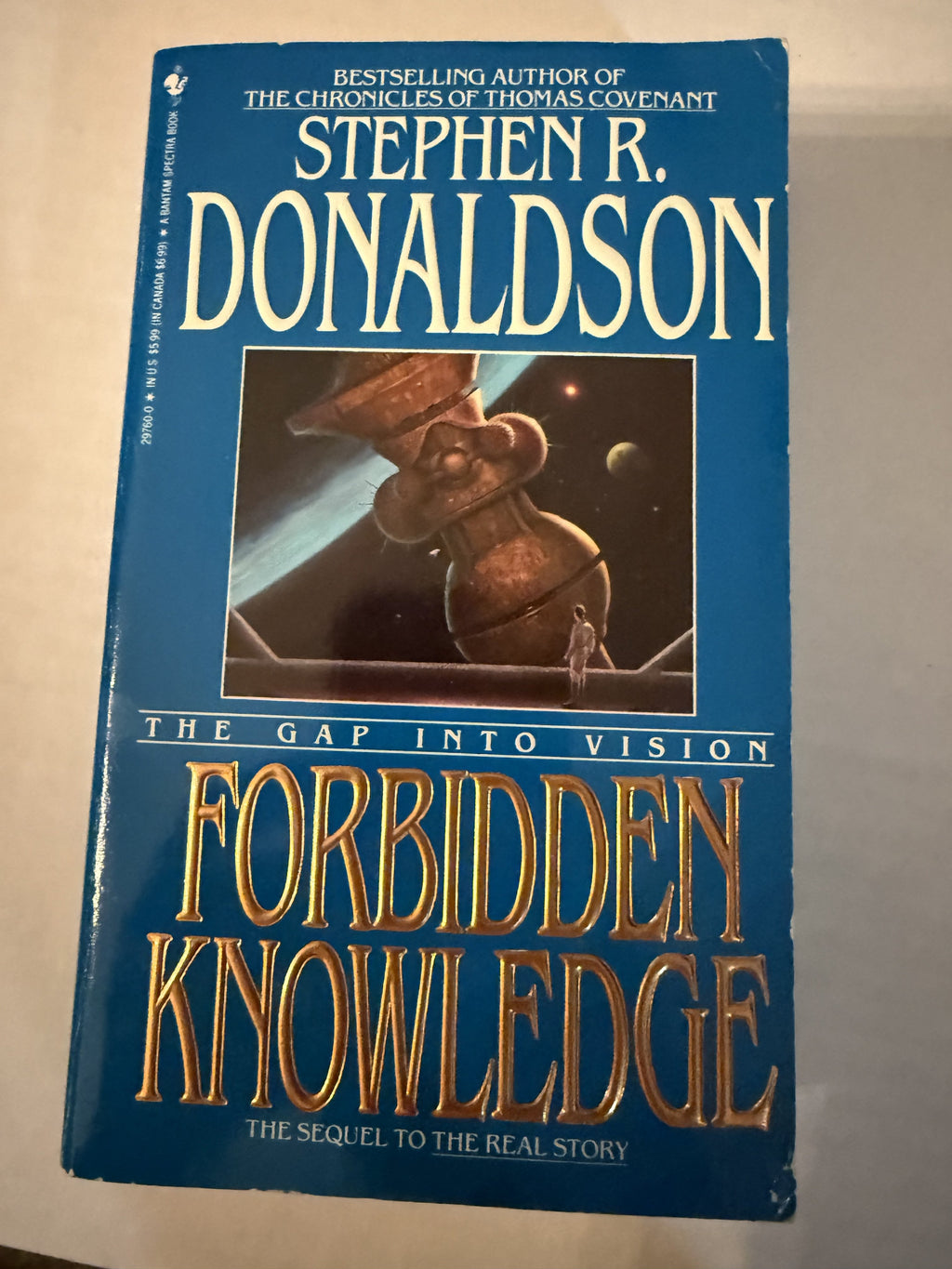 Actual front photo of Forbidden Knowledge
