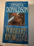 Actual front photo of Forbidden Knowledge