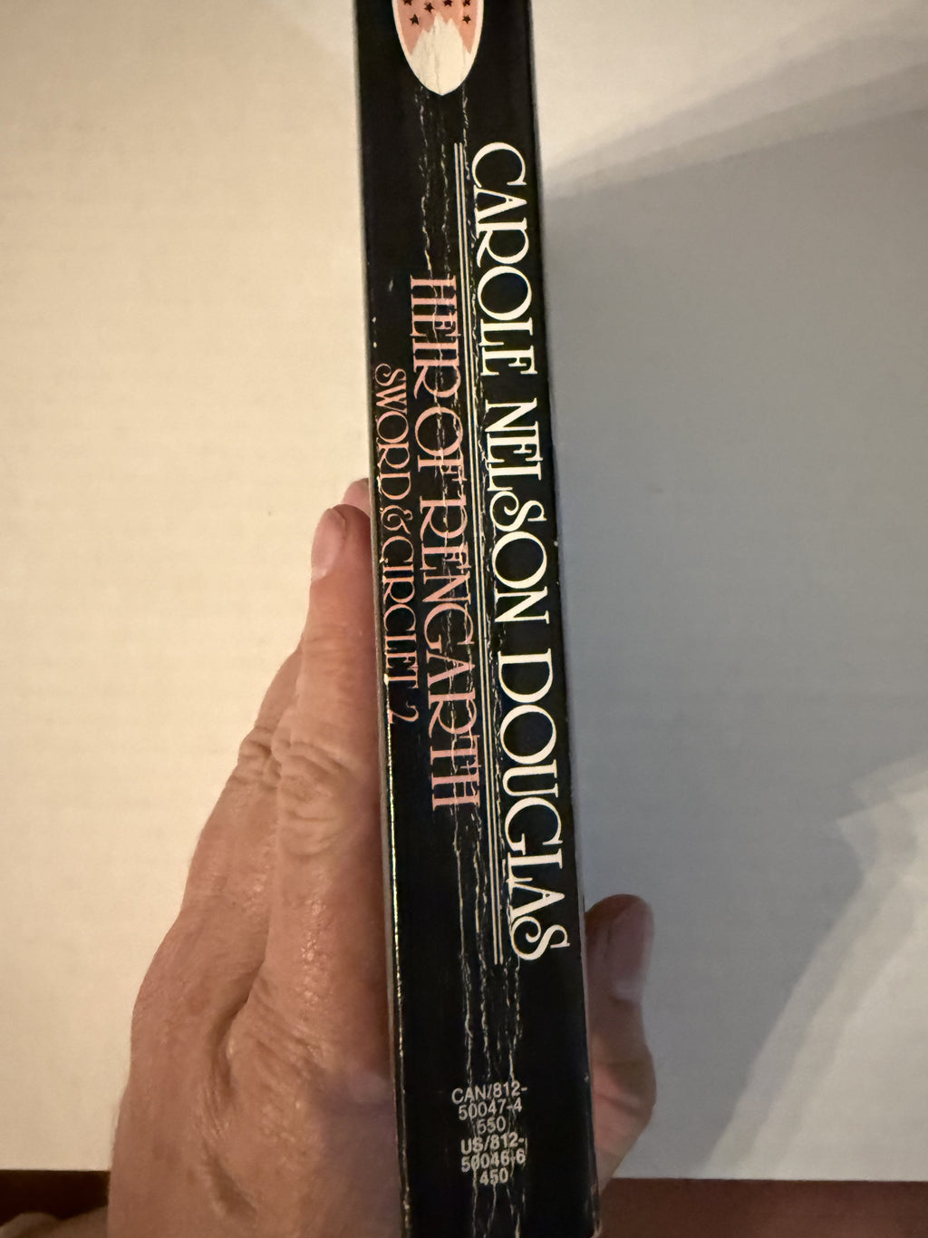 Actual spine photo of Heir of Rengarth