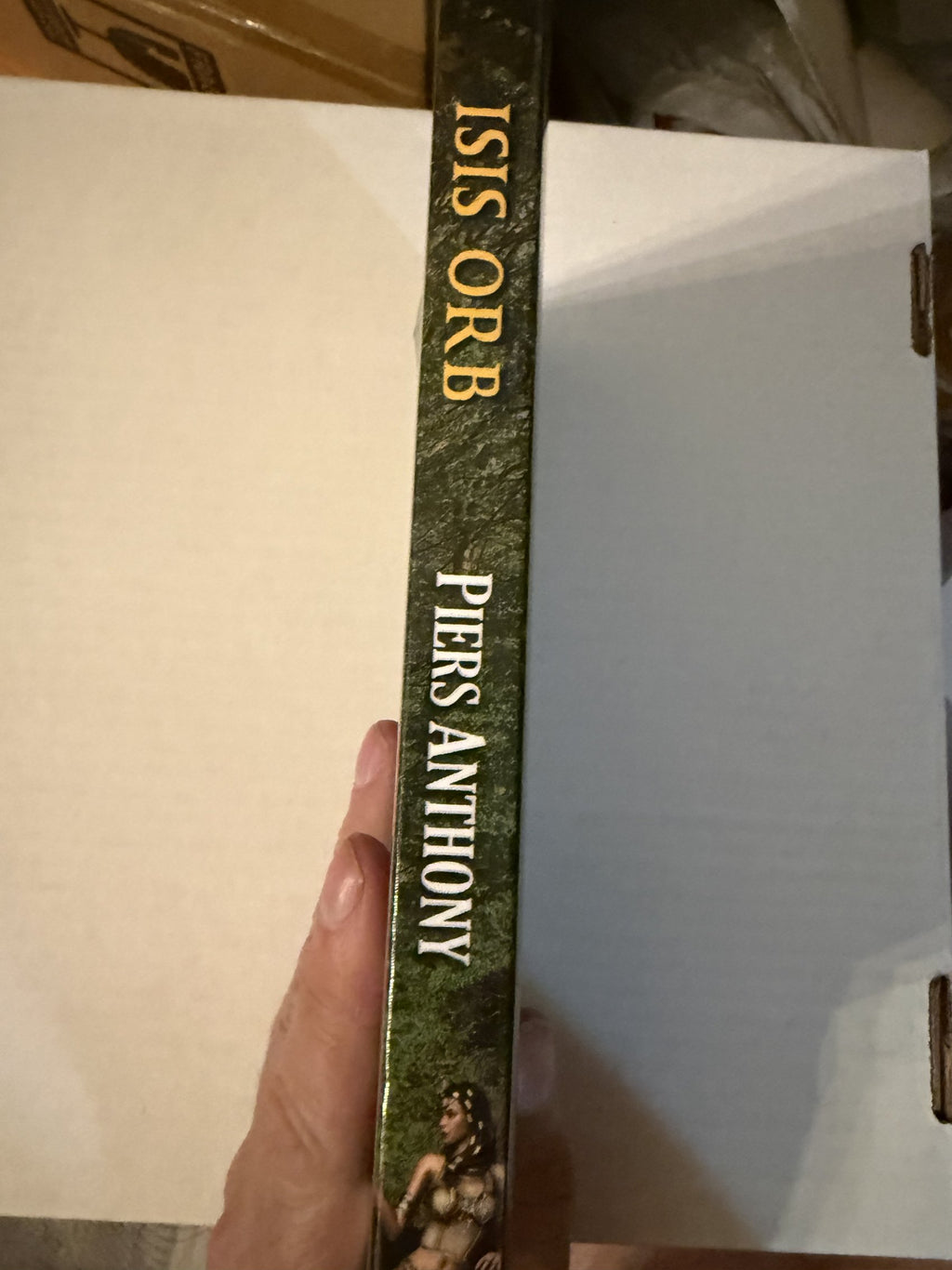 Actual spine photograph of Isis Orb