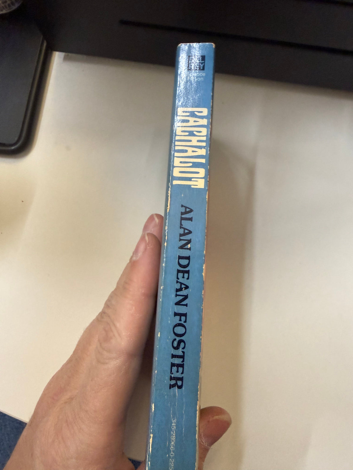 Cachalot by Alan Dean Foster; actual copy photo 2 of five