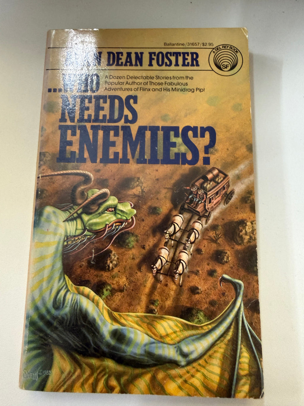 Who Needs Enemies? by Alan Dean Foster; actual copy photo 1 of 5