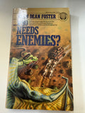 Who Needs Enemies? by Alan Dean Foster; actual copy photo 1 of 5