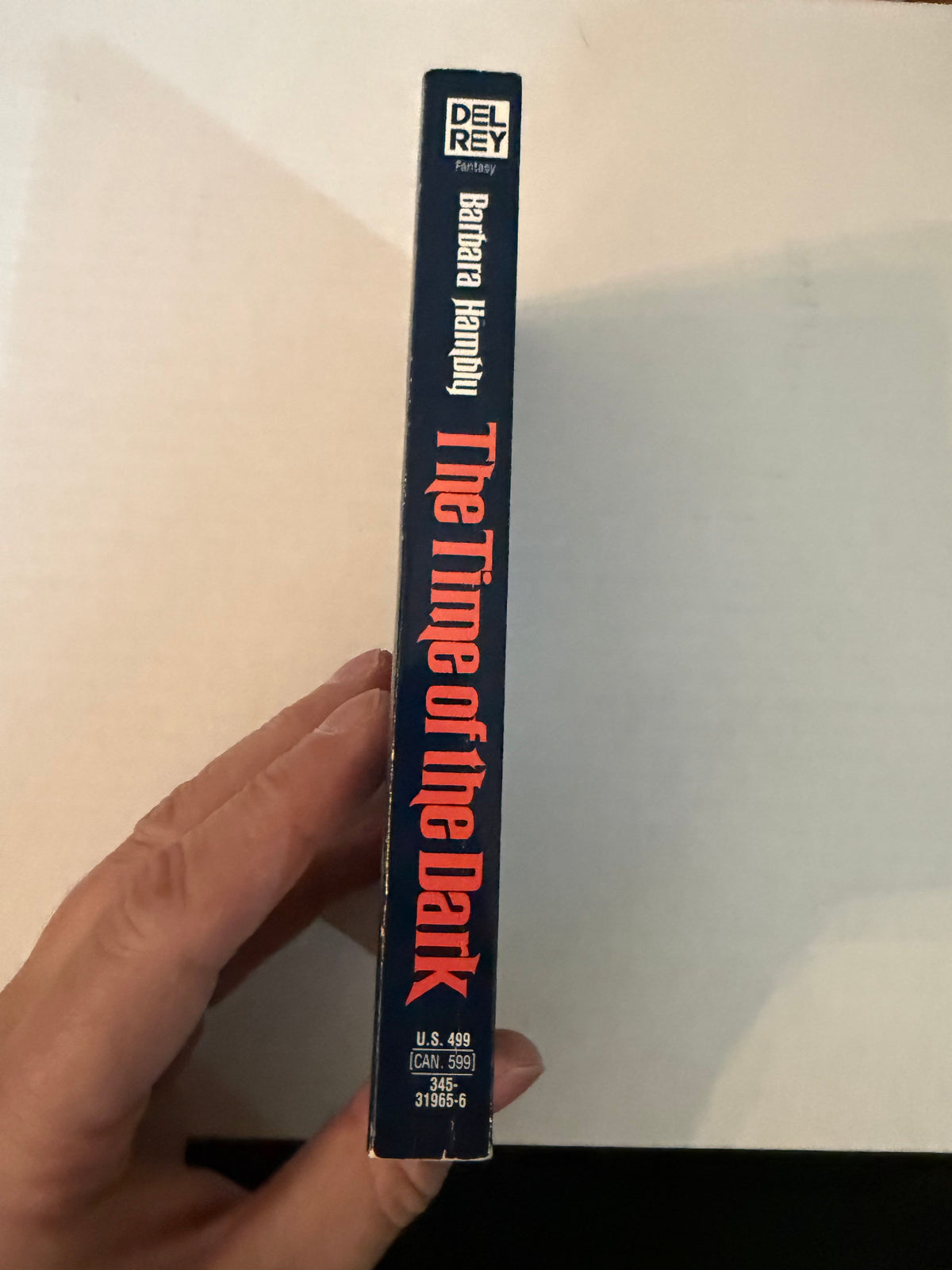The Time of the Dark, spine actual copy