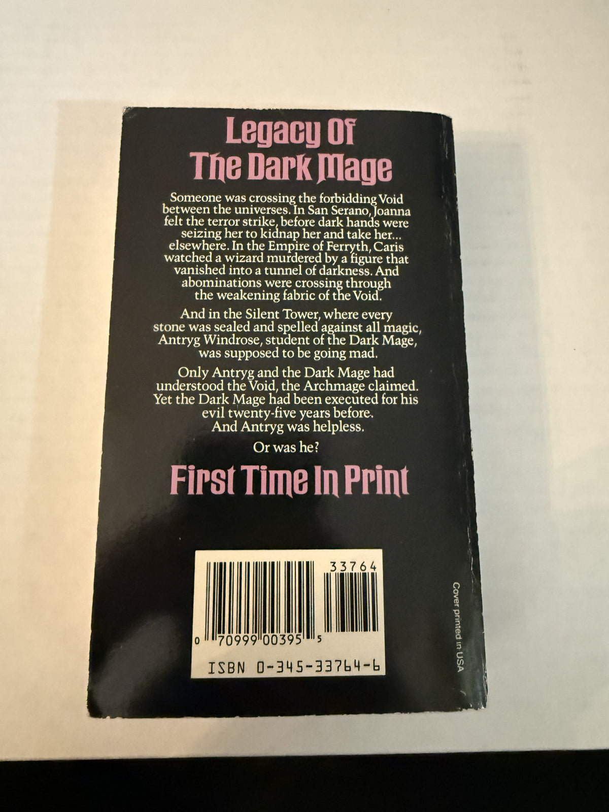 The Silent Tower, Barbara Hambly, actual copy 3 of 5