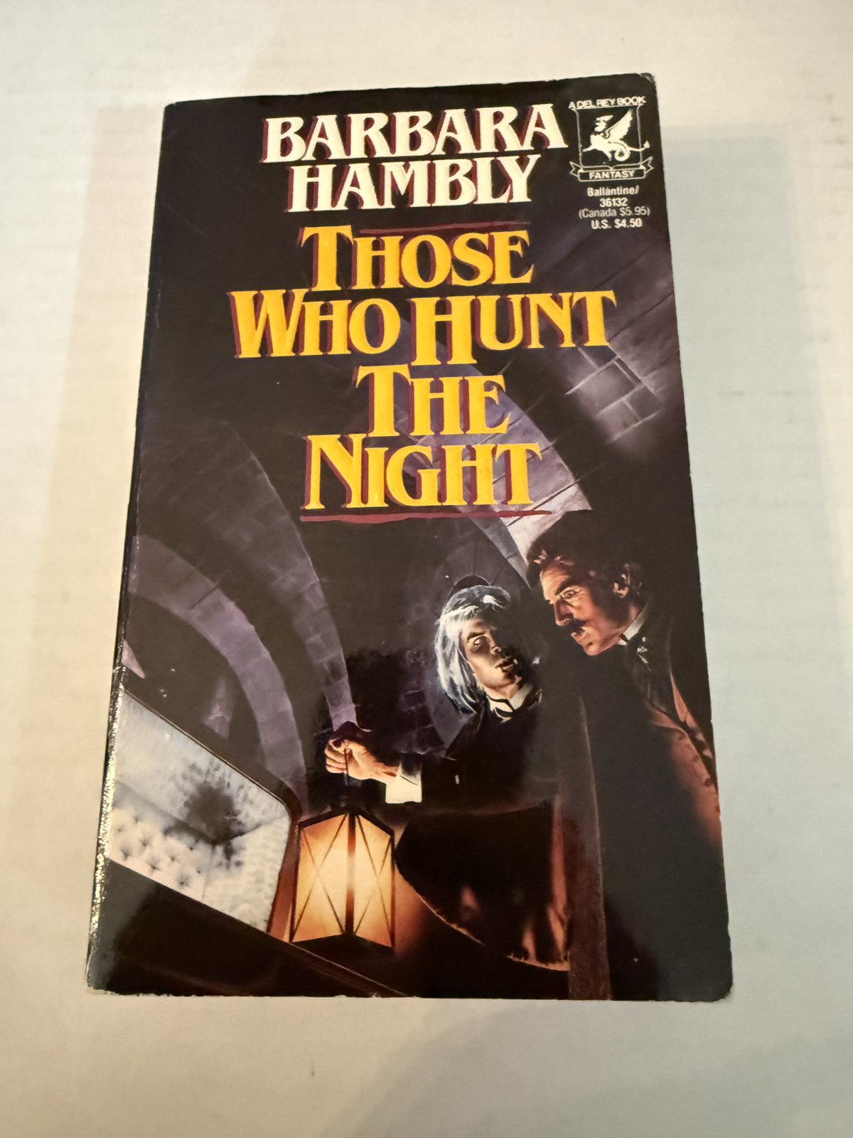 Those Who Hunt the Night by Barbara Hambly; photograph 1 of actual copy