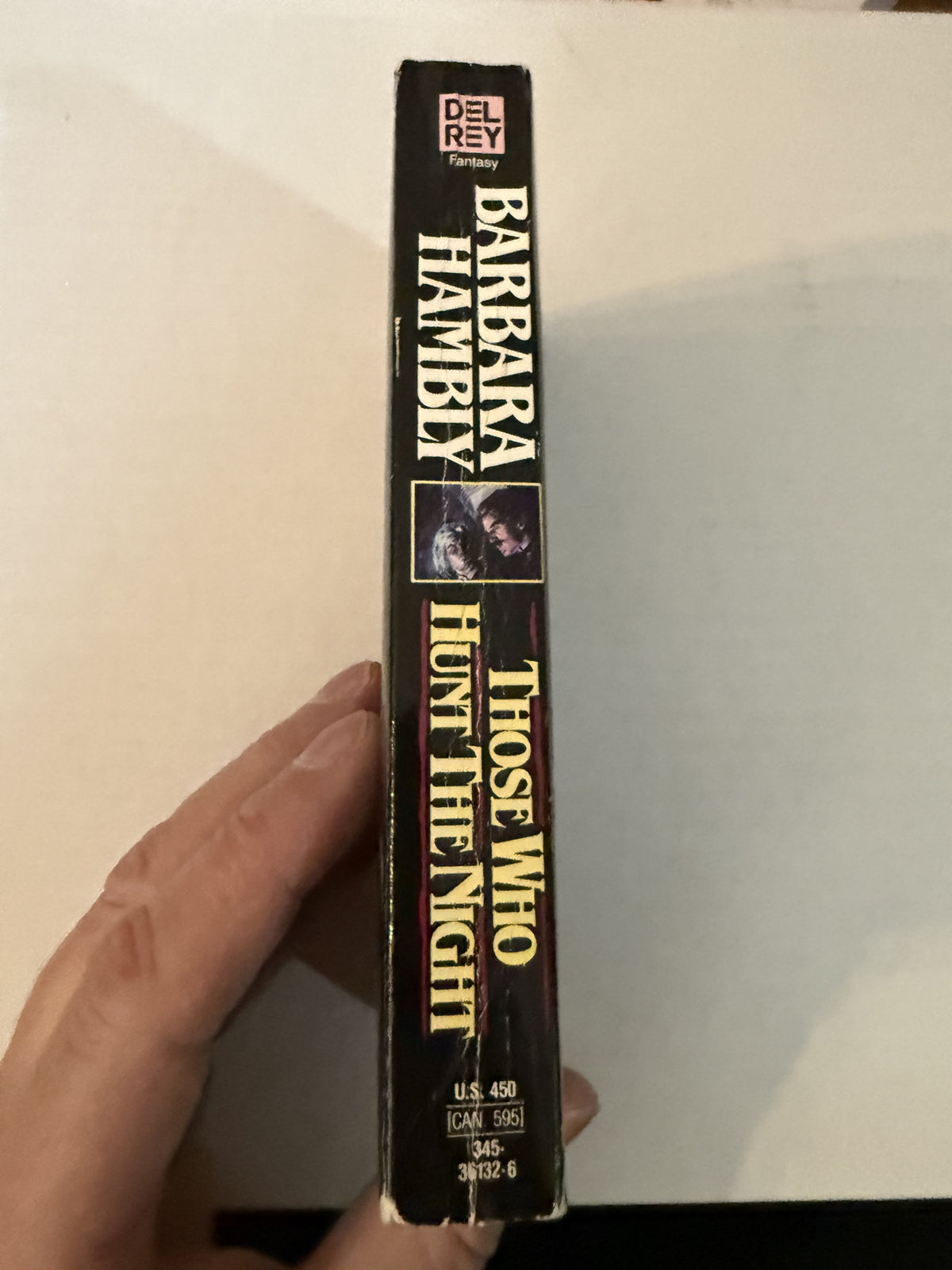 Those Who Hunt the Night by Barbara Hambly; photograph 2 of actual copy