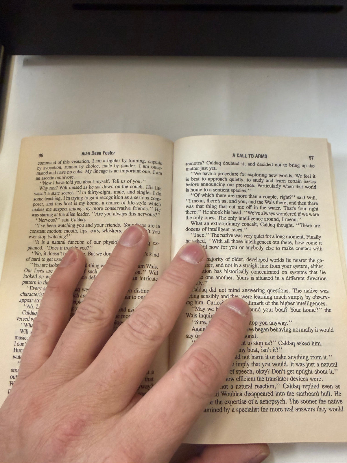 A Call to Arms by Alan Dean Foster; actual copy photo 5 of 5