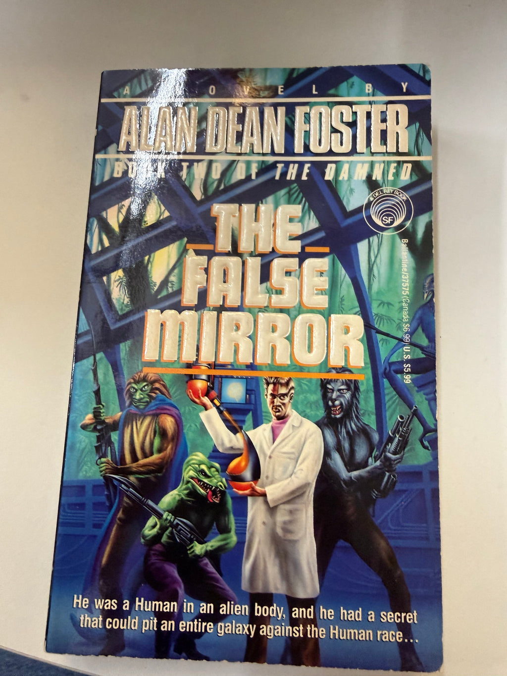 The False Mirror by Alan Dean Foster; actual copy photo 1 of 4