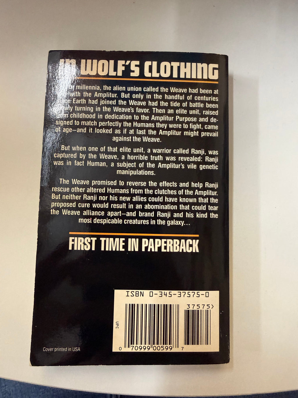 The False Mirror by Alan Dean Foster; actual copy photo 3 of 4