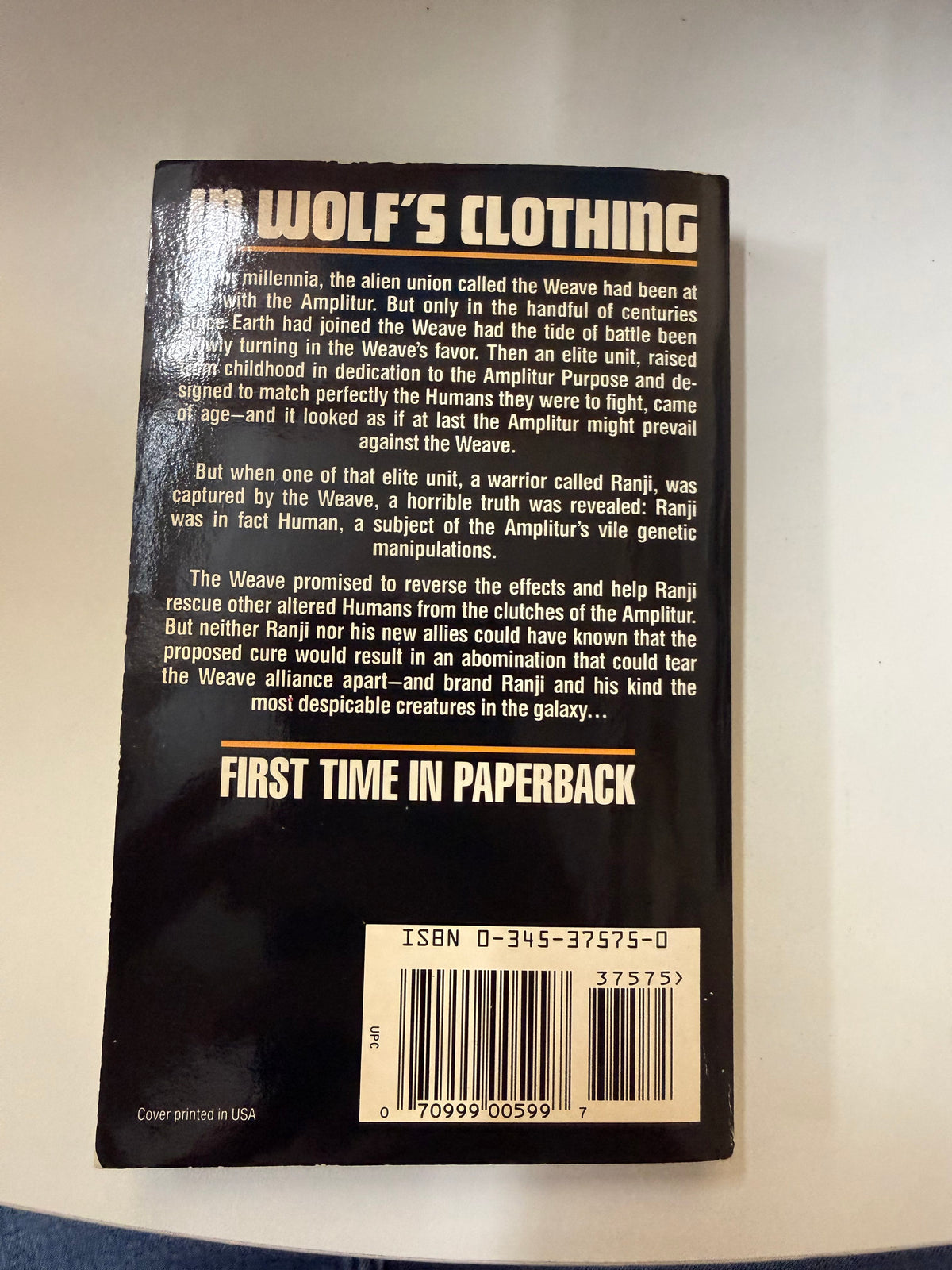 The False Mirror by Alan Dean Foster; actual copy photo 3 of 4