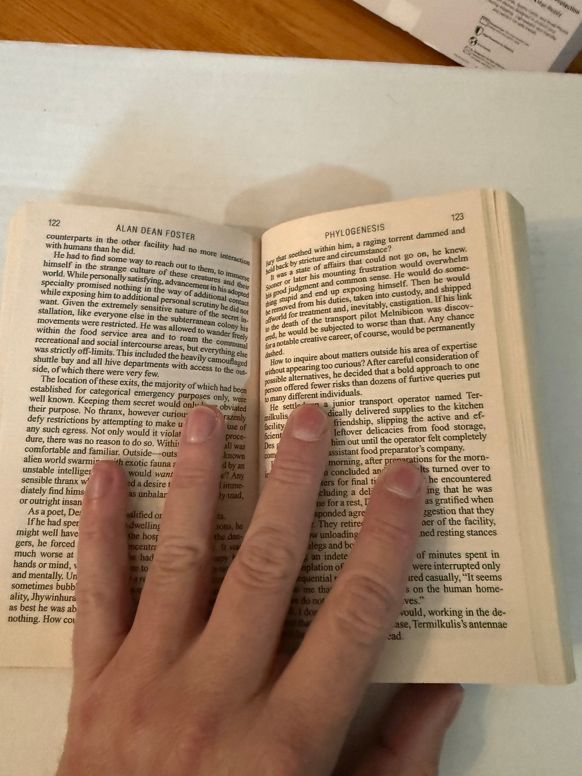 Phylogenesis, interior actual copy