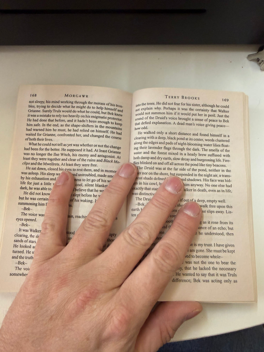 Morgawr by Terry Brooks; actual copy photo 5 of 5