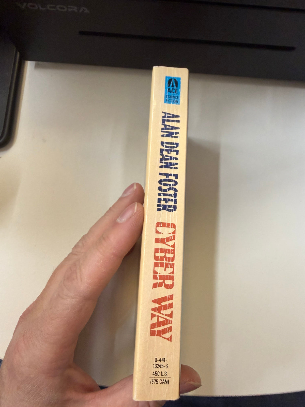 Cyber Way by Alan Dean Foster; actual copy photo 2 of 5