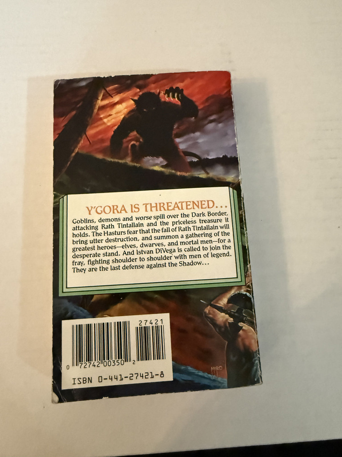 A Gathering of Heroes by Paul Edwin Zimmer; actual paperback photo 3 of 5