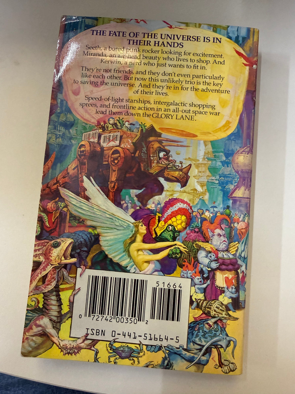 Glory Lane by Alan Dean Foster; actual copy photo 3 of five