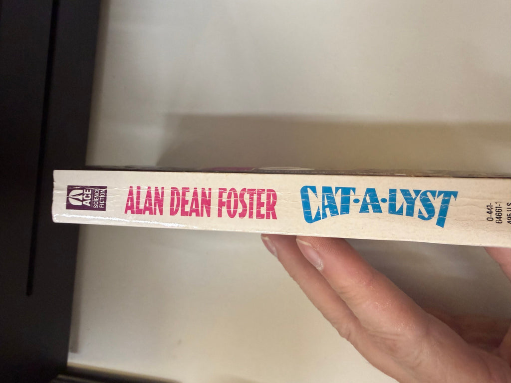 Cat-A-Lyst by Alan Dean Foster; actual copy photo 2 of 5