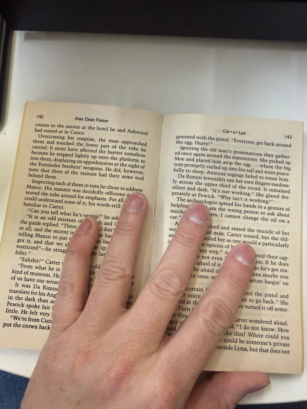 Cat-A-Lyst by Alan Dean Foster; actual copy photo 5 of 5