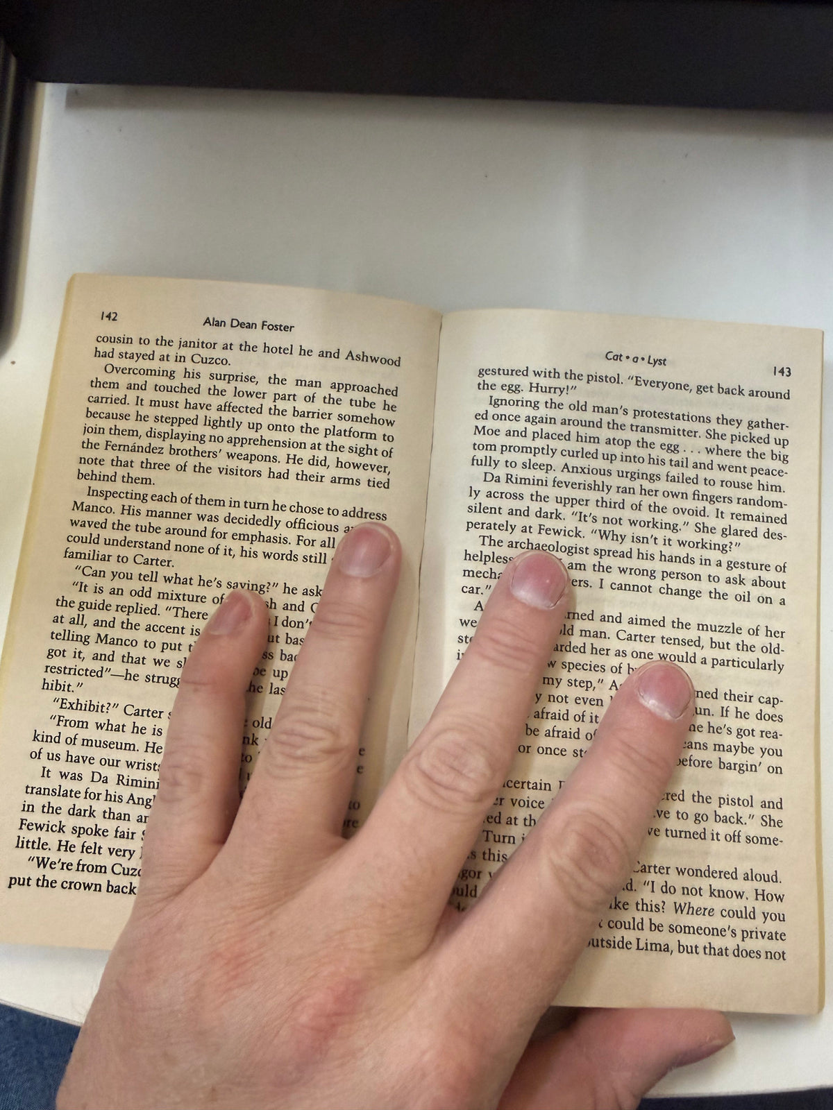 Cat-A-Lyst by Alan Dean Foster; actual copy photo 5 of 5
