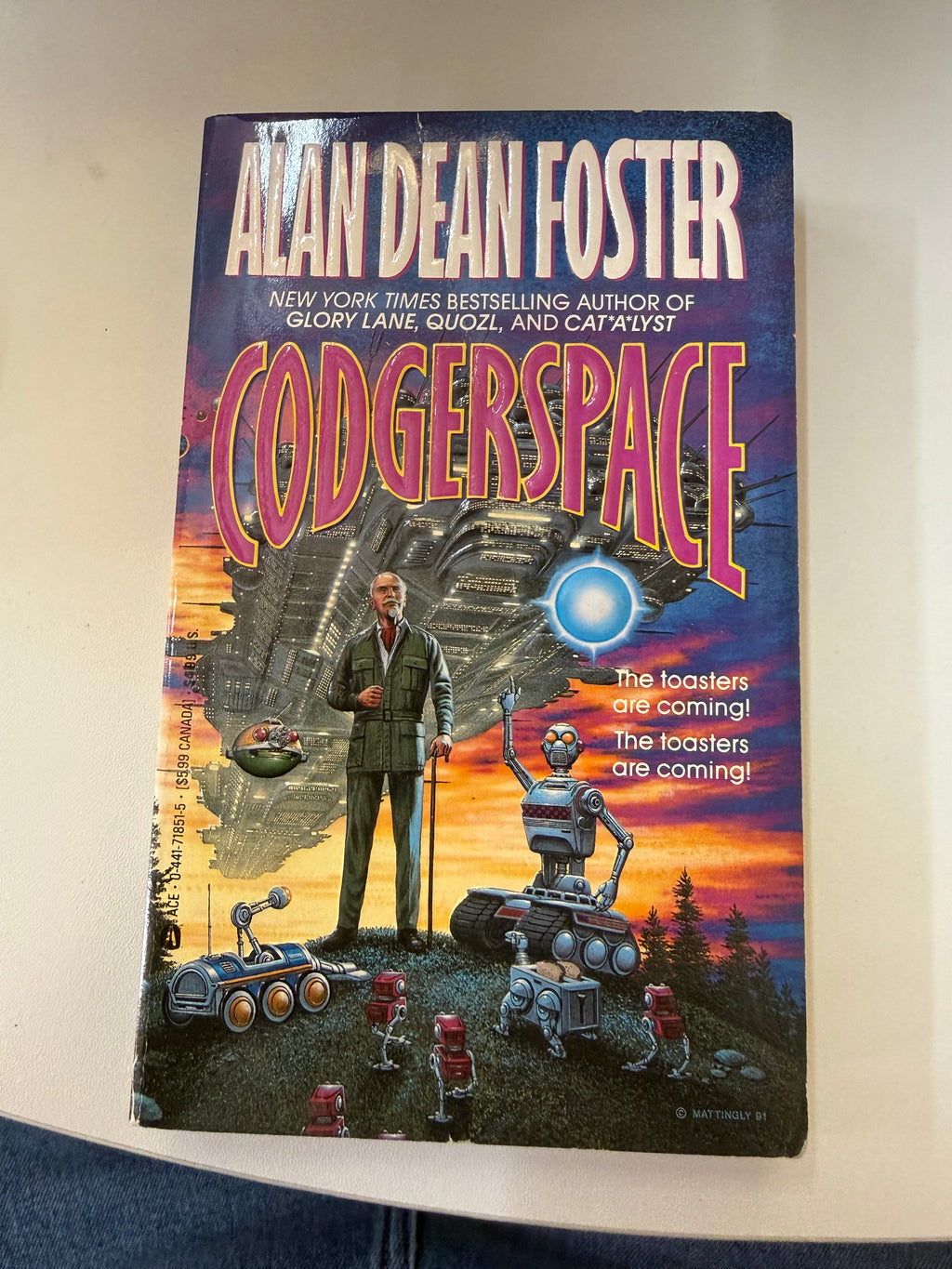Codgerspace by Alan Dean Foster; actual copy photo 1 of 5