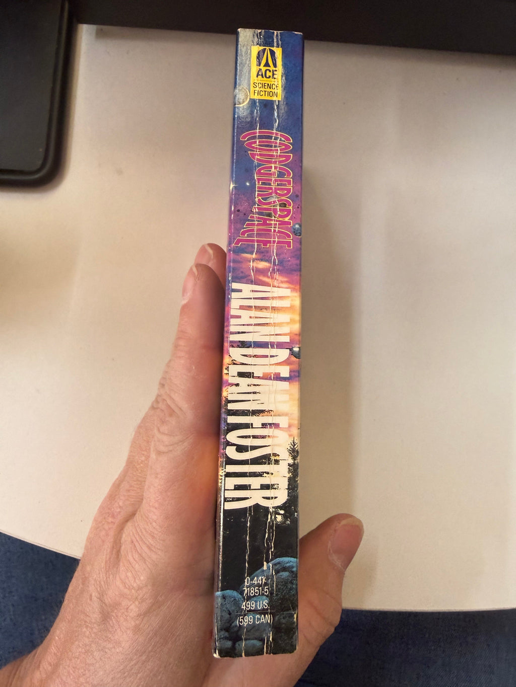 Codgerspace by Alan Dean Foster; actual copy photo 2 of 5