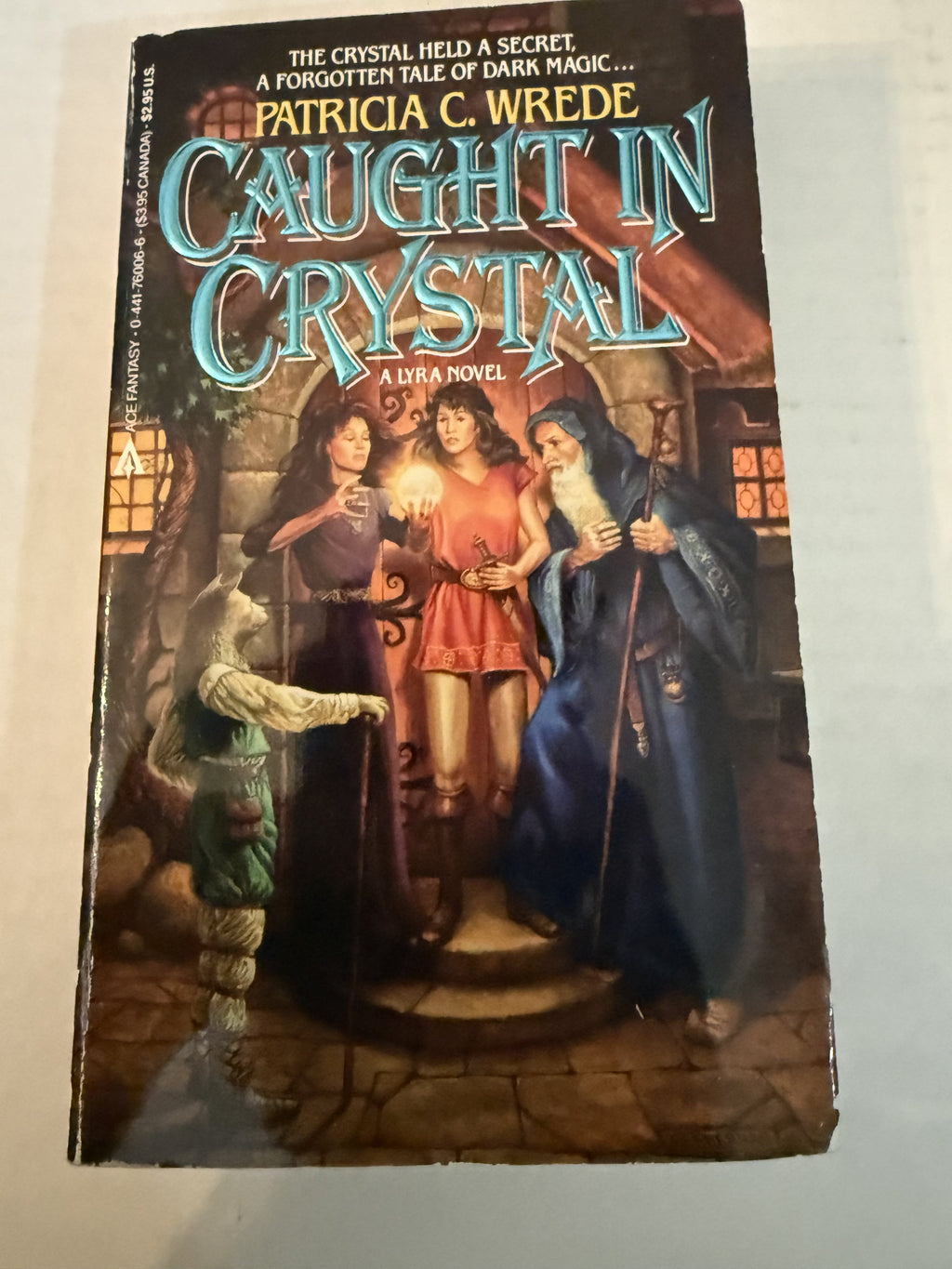 Caught in Crystal, front cover actual copy