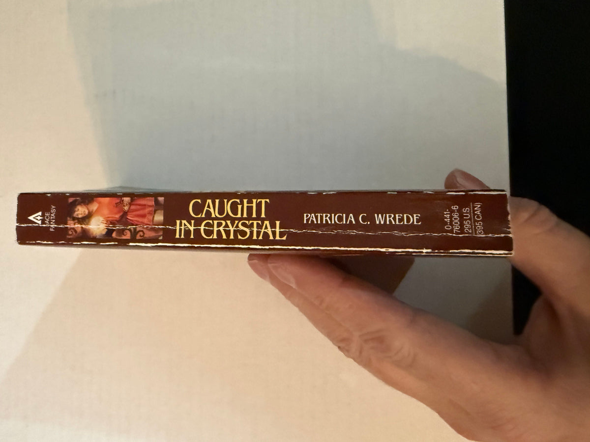 Caught in Crystal, spine actual copy