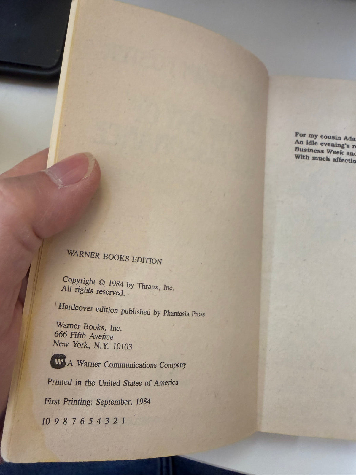 The Day of the Dissonance by Alan Dean Foster; actual copy photo 4 of 5