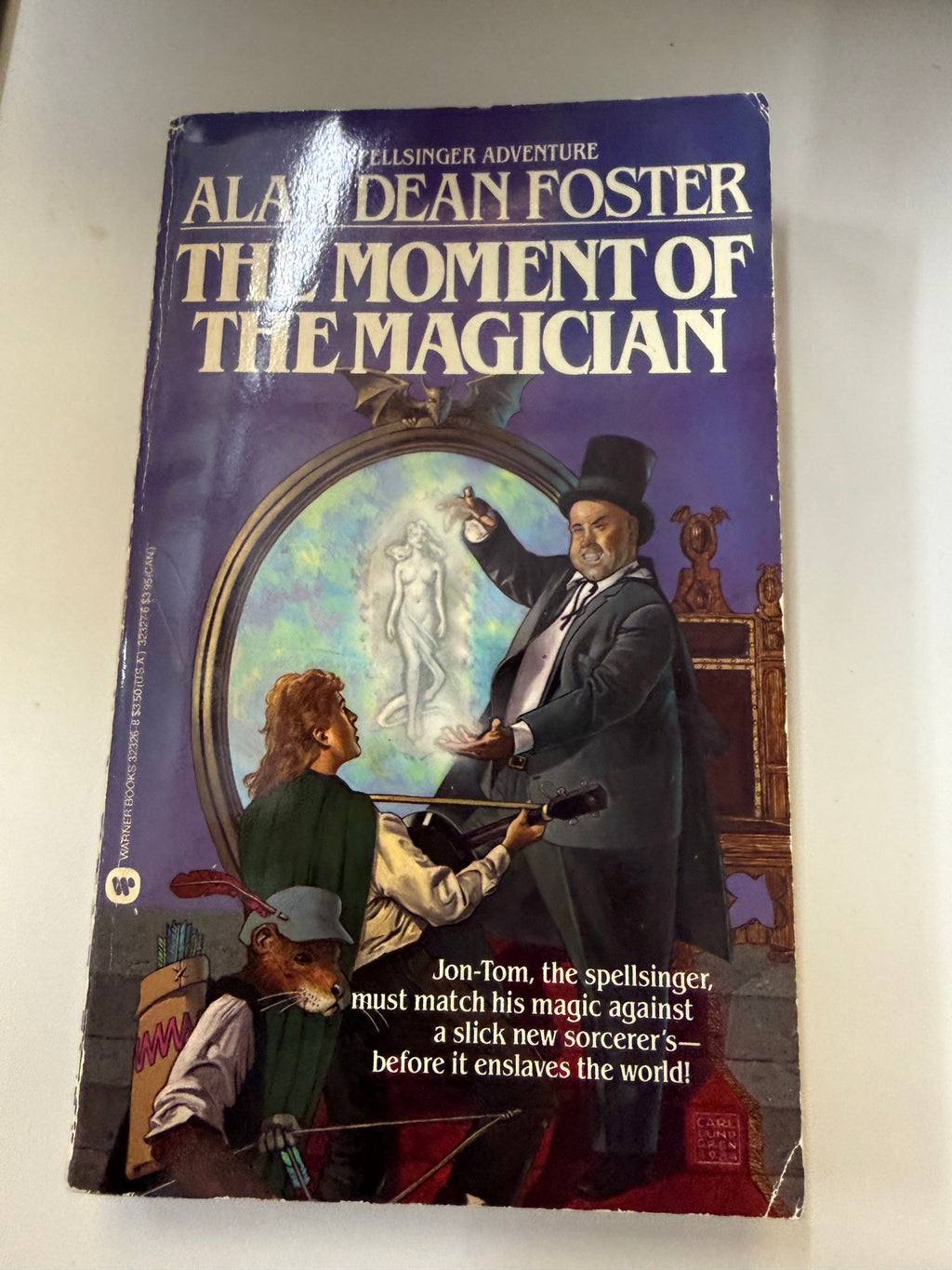 The Moment of the Magician by Alan Dean Foster; actual copy photo 1 of 5