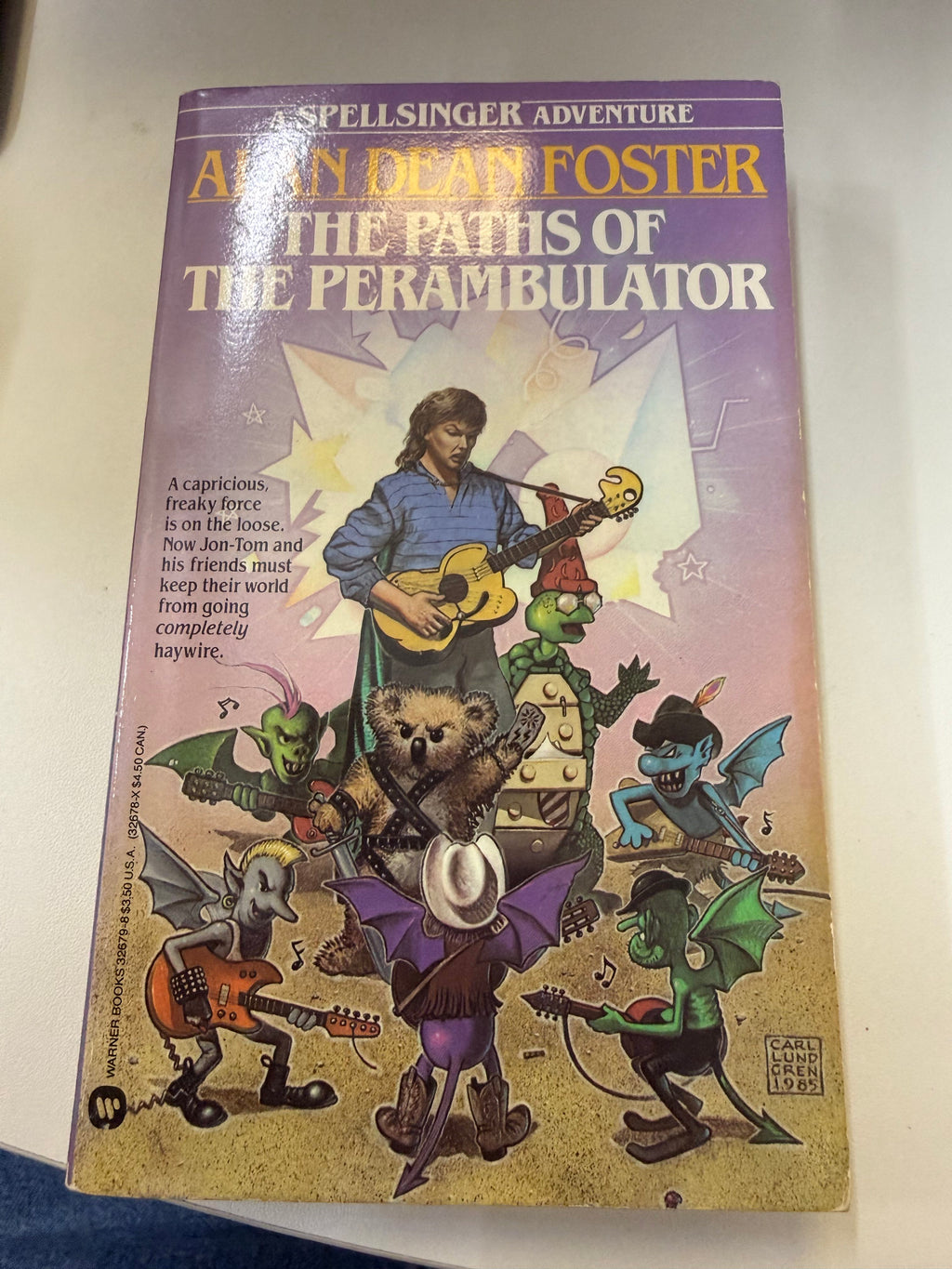 The Paths of the Perambulator by Alan Dean Foster; actual copy photo 1 of five