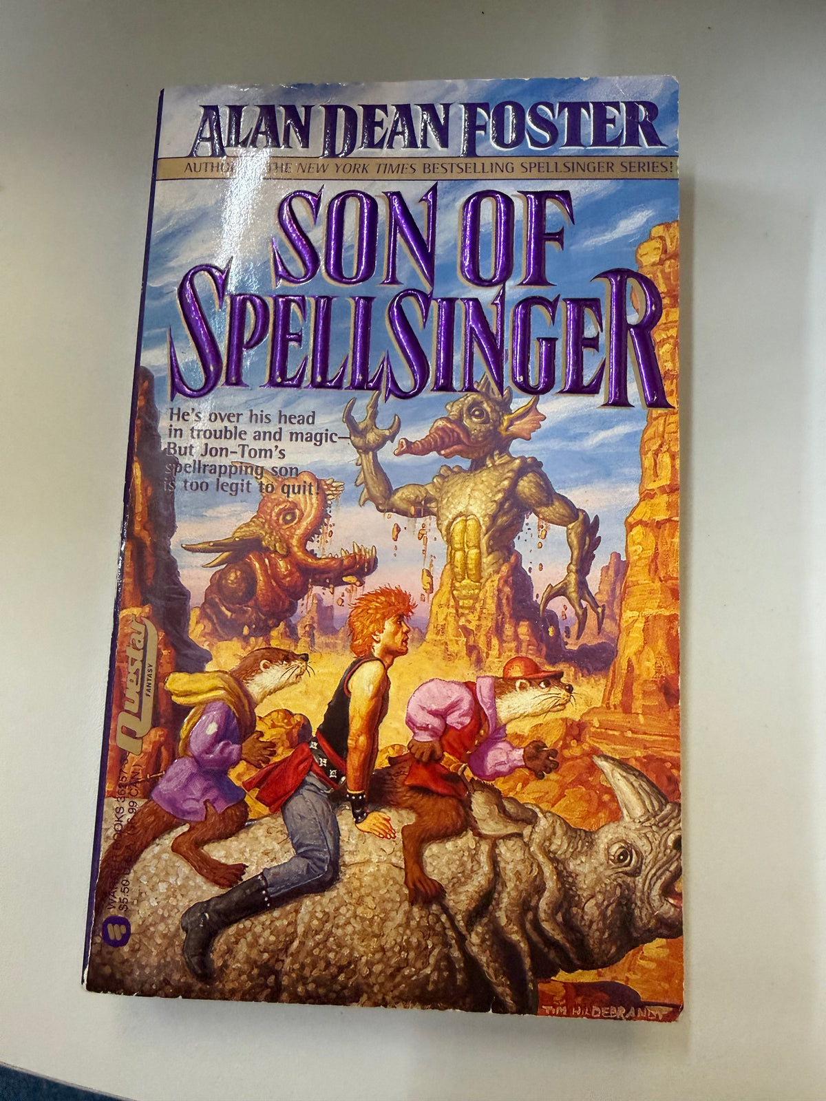 Son of Spellsinger by Alan Dean Foster; actual copy photo 1 of 5
