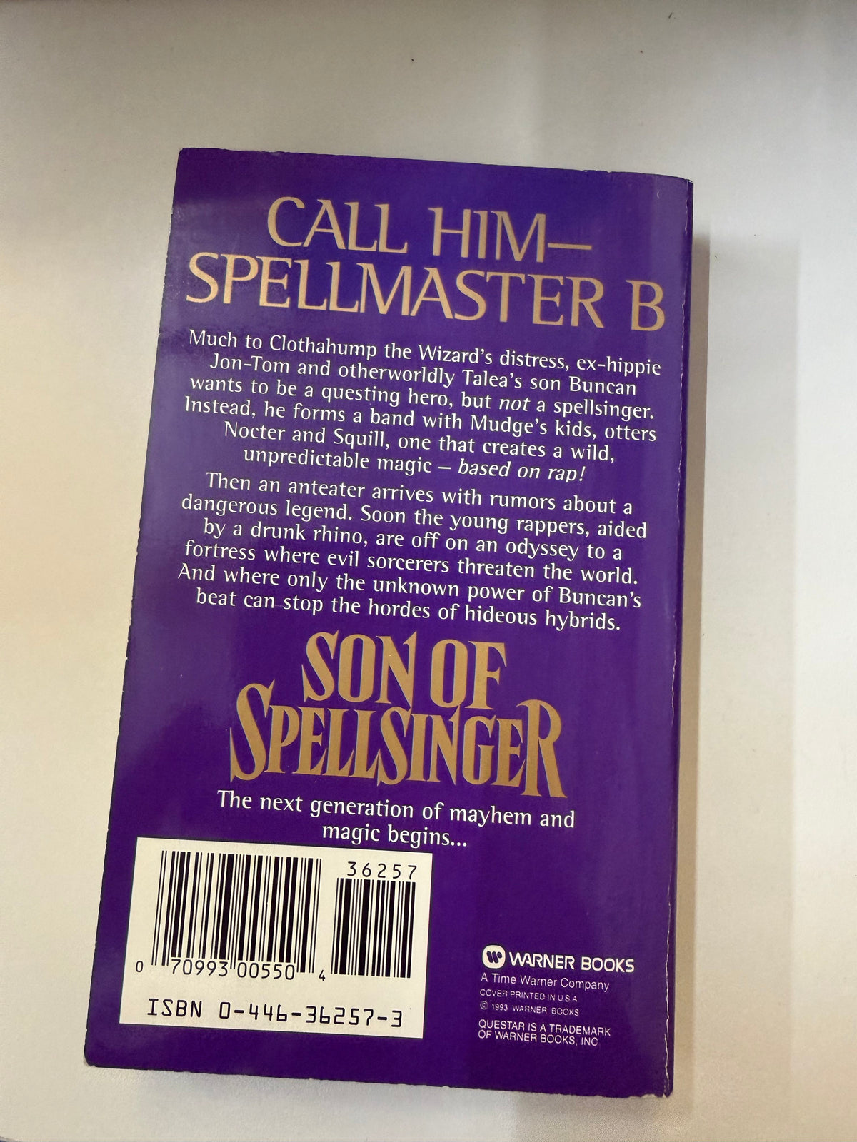 Son of Spellsinger by Alan Dean Foster; actual copy photo 3 of 5