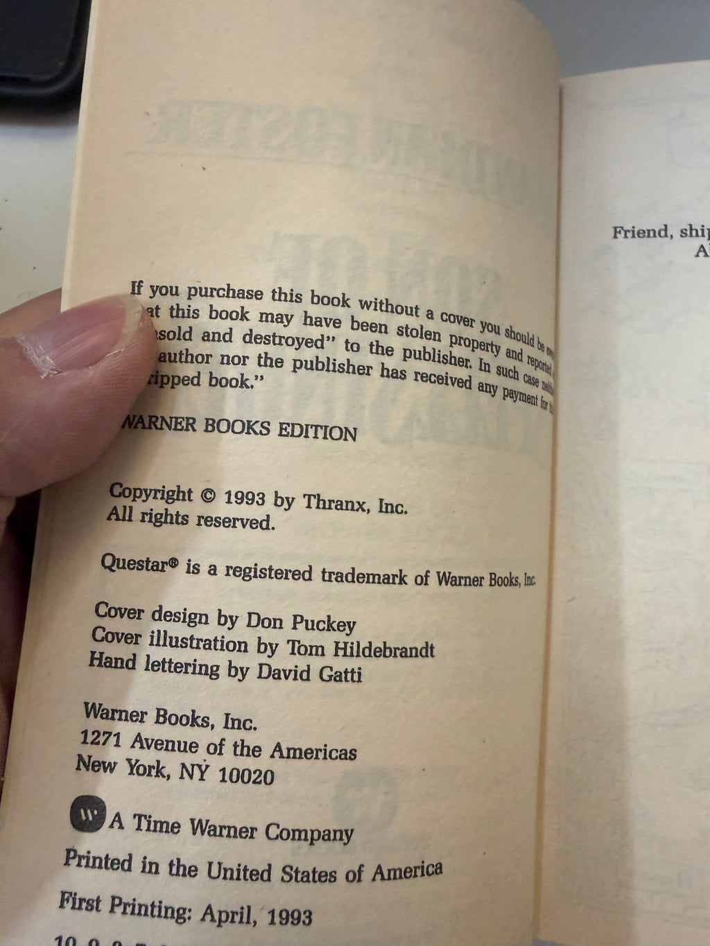 Son of Spellsinger by Alan Dean Foster; actual copy photo 4 of 5