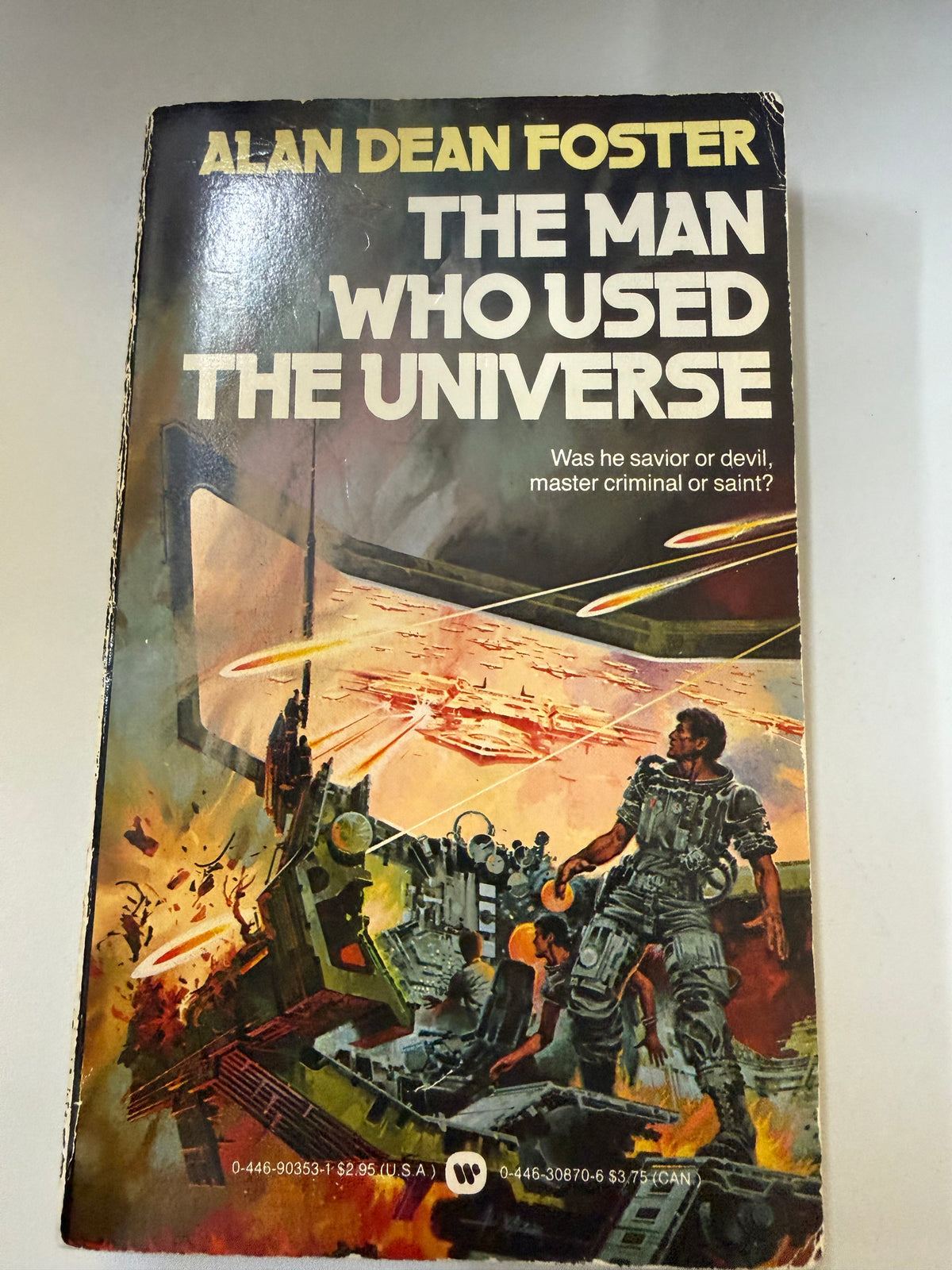 The Man Who Used the Universe by Alan Dean Foster; actual copy photo 1 of five