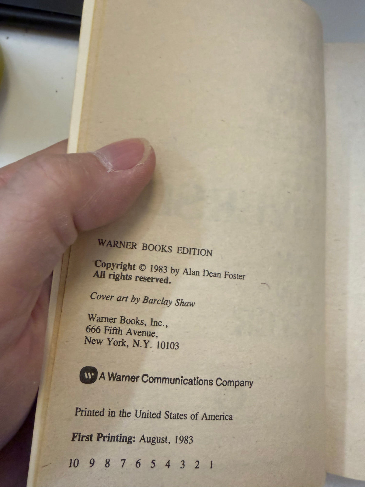 The Man Who Used the Universe by Alan Dean Foster; actual copy photo 4 of five