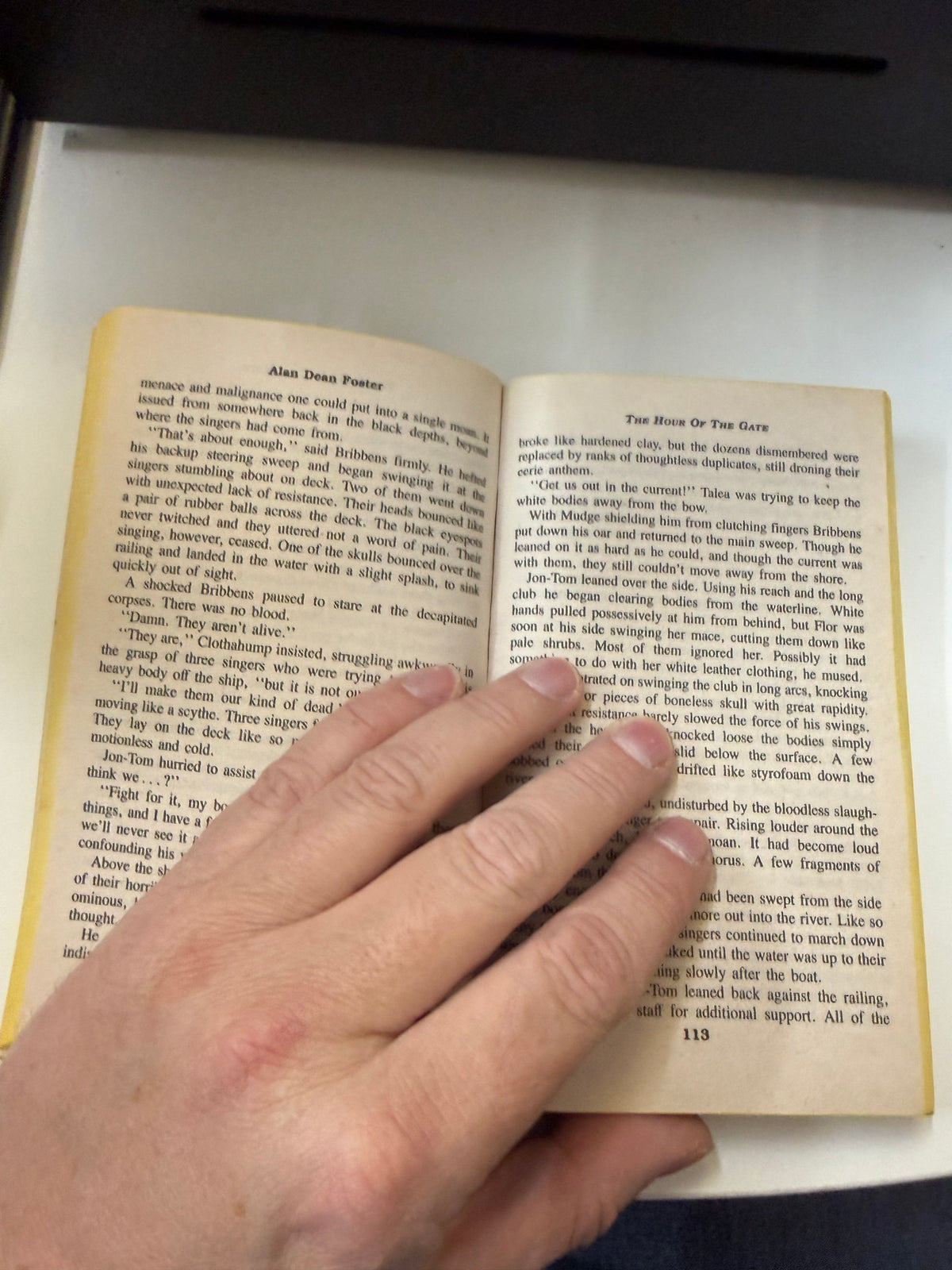 The Hour of the Gate by Alan Dean Foster; actual copy photo 5 of 5