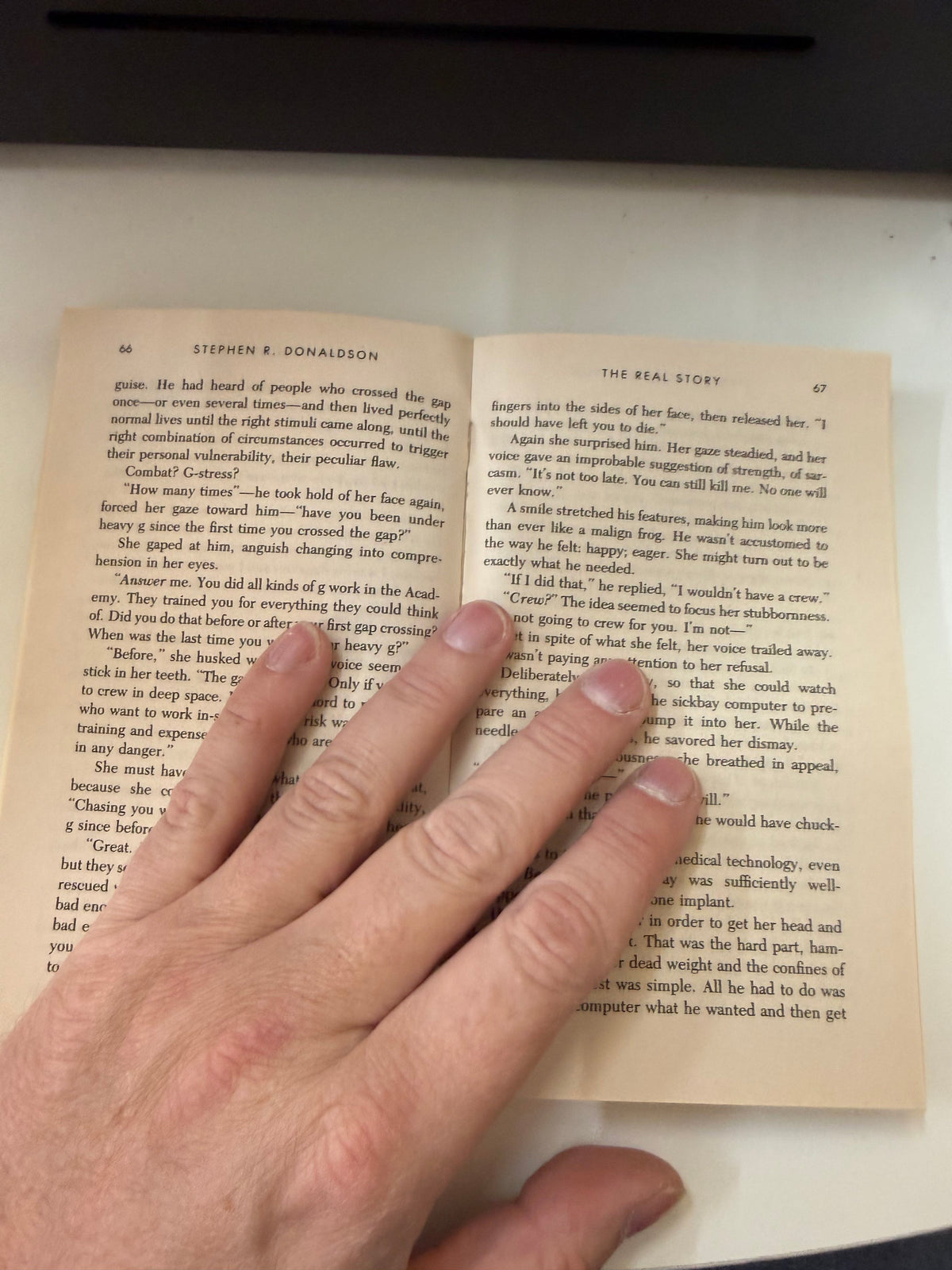The Real Story by Stephen R. Donaldson; actual copy photo 5 of 5