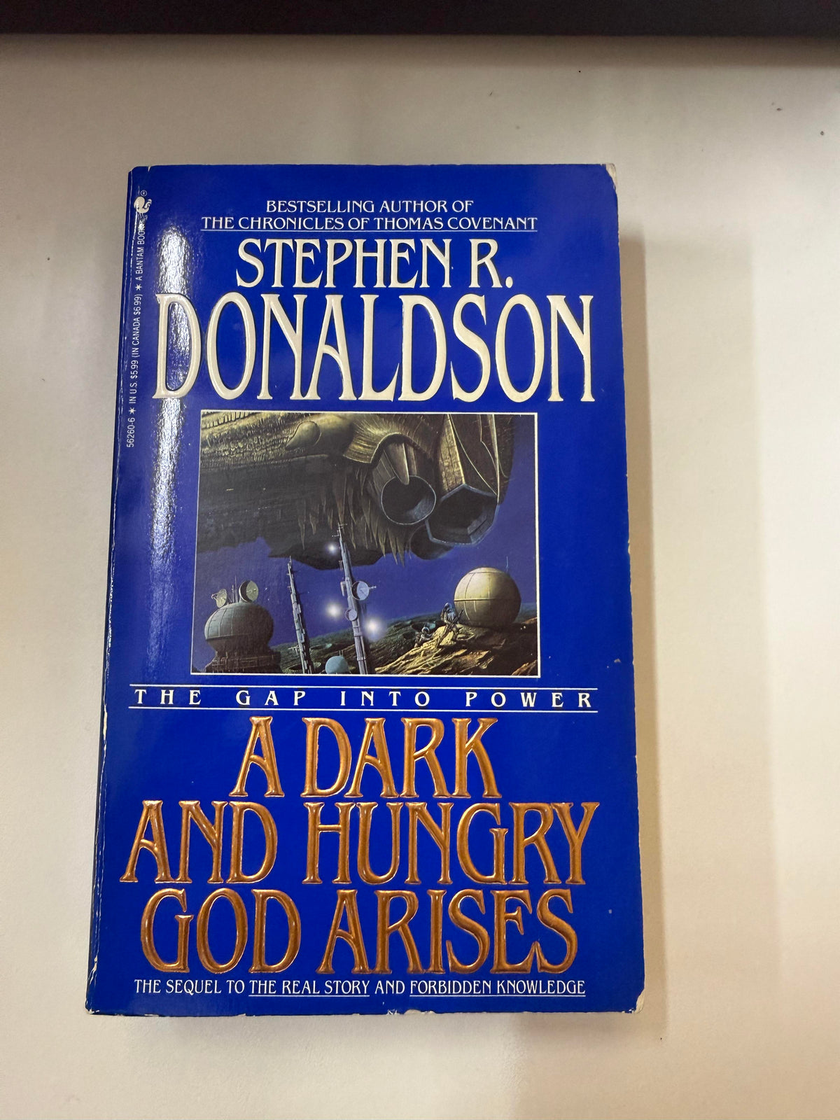 A Dark and Hungry God Arises by Stephen R. Donaldson; actual copy photo 1 of 5