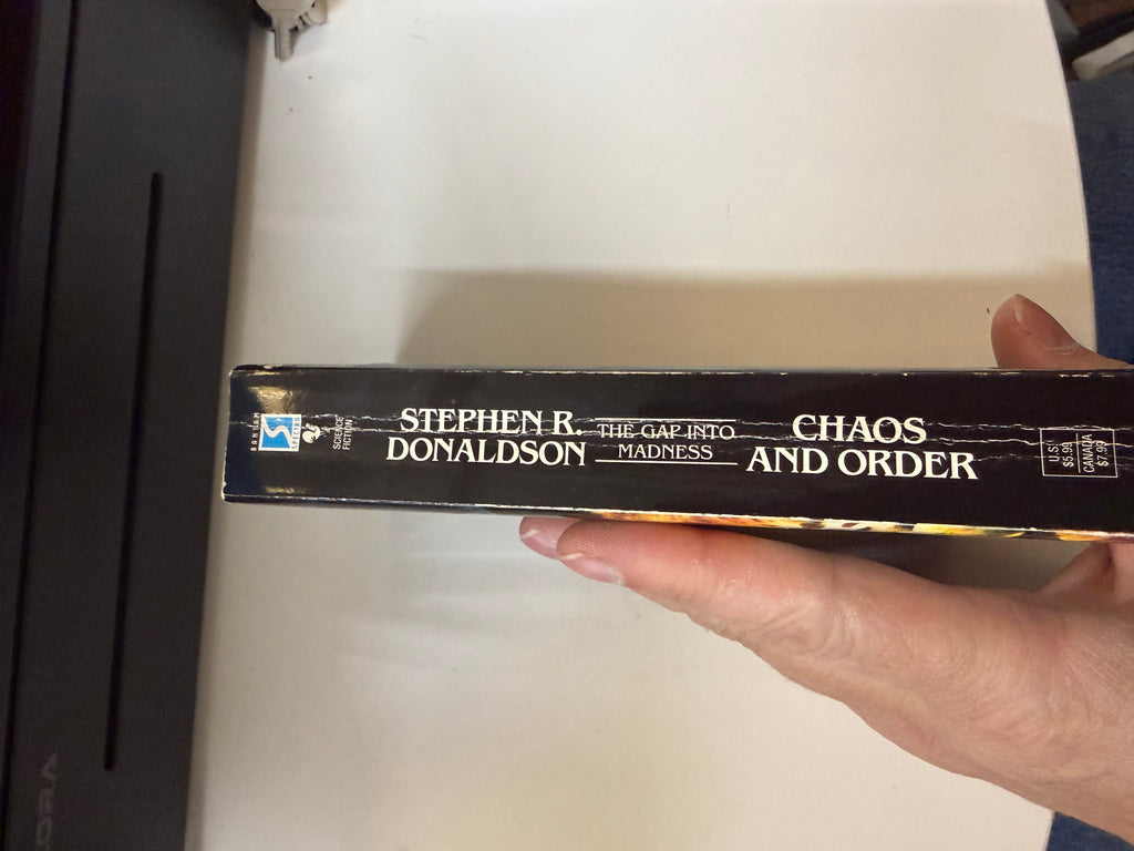 Chaos and Order by Stephen R. Donaldson; actual paperback photo 2 of five