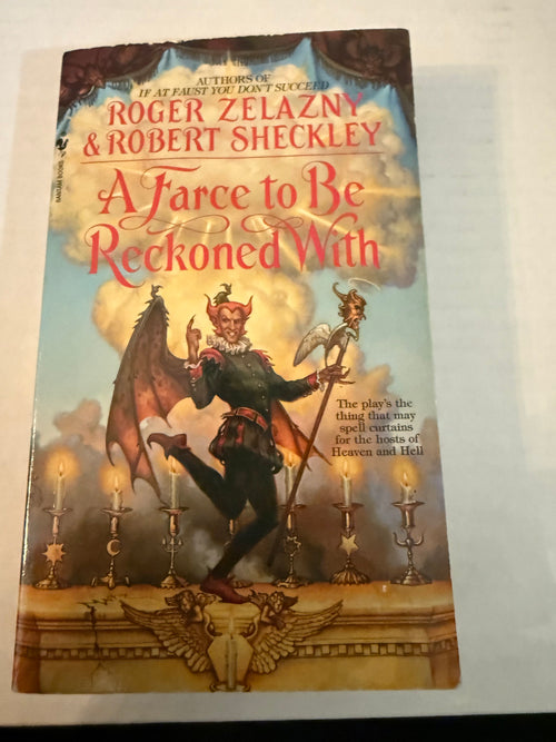 A Farce to Be Reckoned With, front cover actual copy