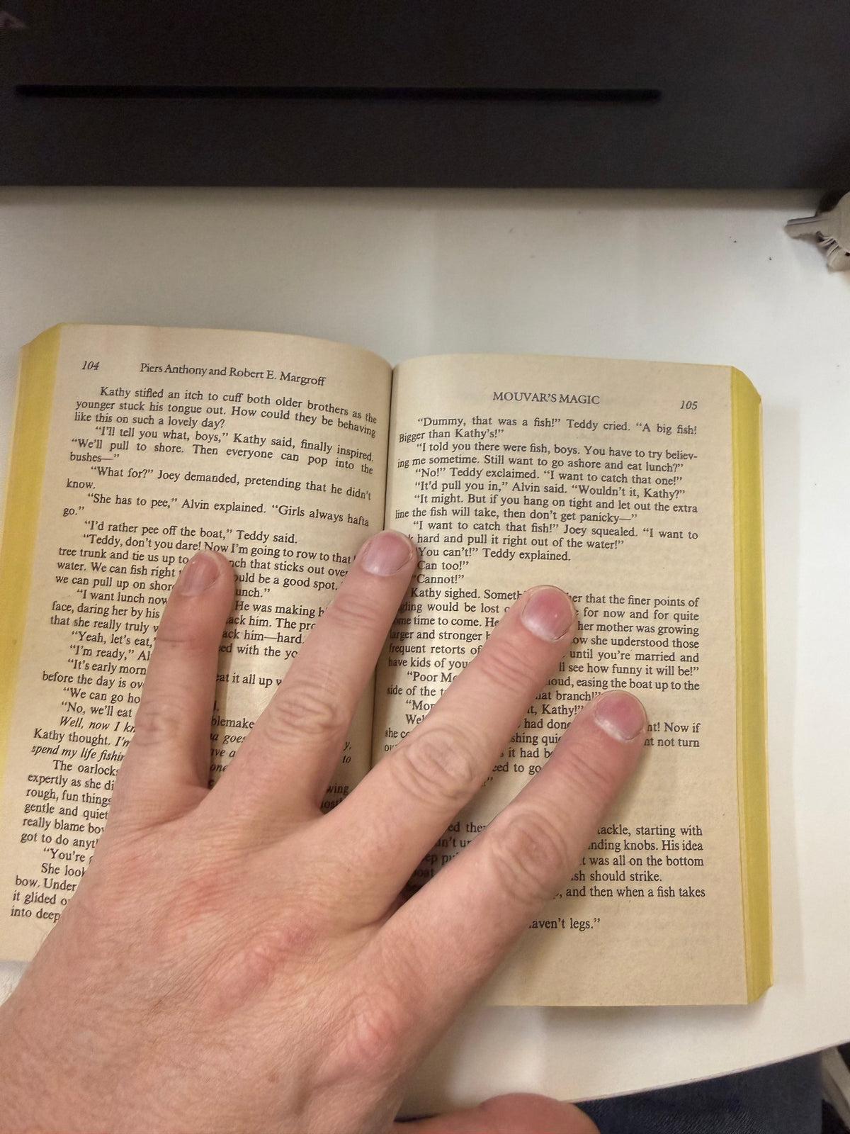 Mouvar's Magic; actual paperback photo 5 of 5