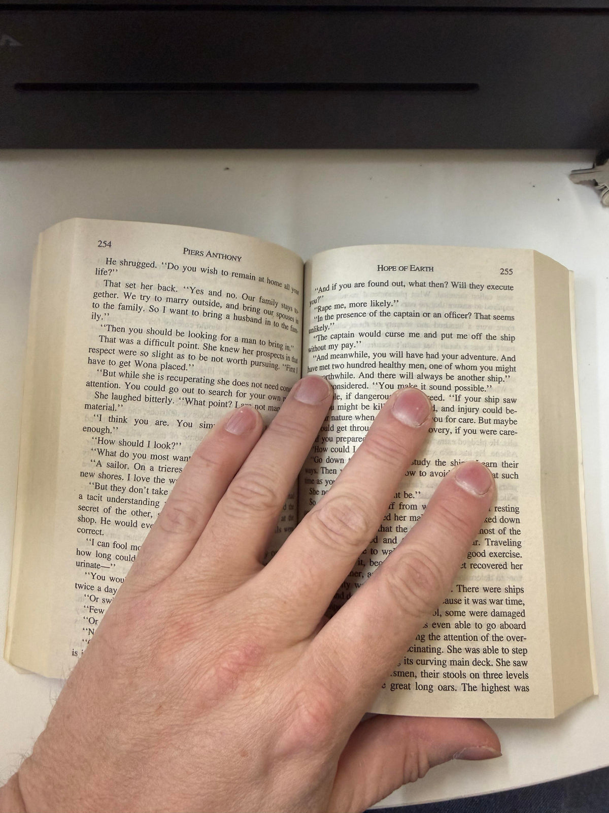Hope of Earth by Piers Anthony, actual copy photo 5 of 5