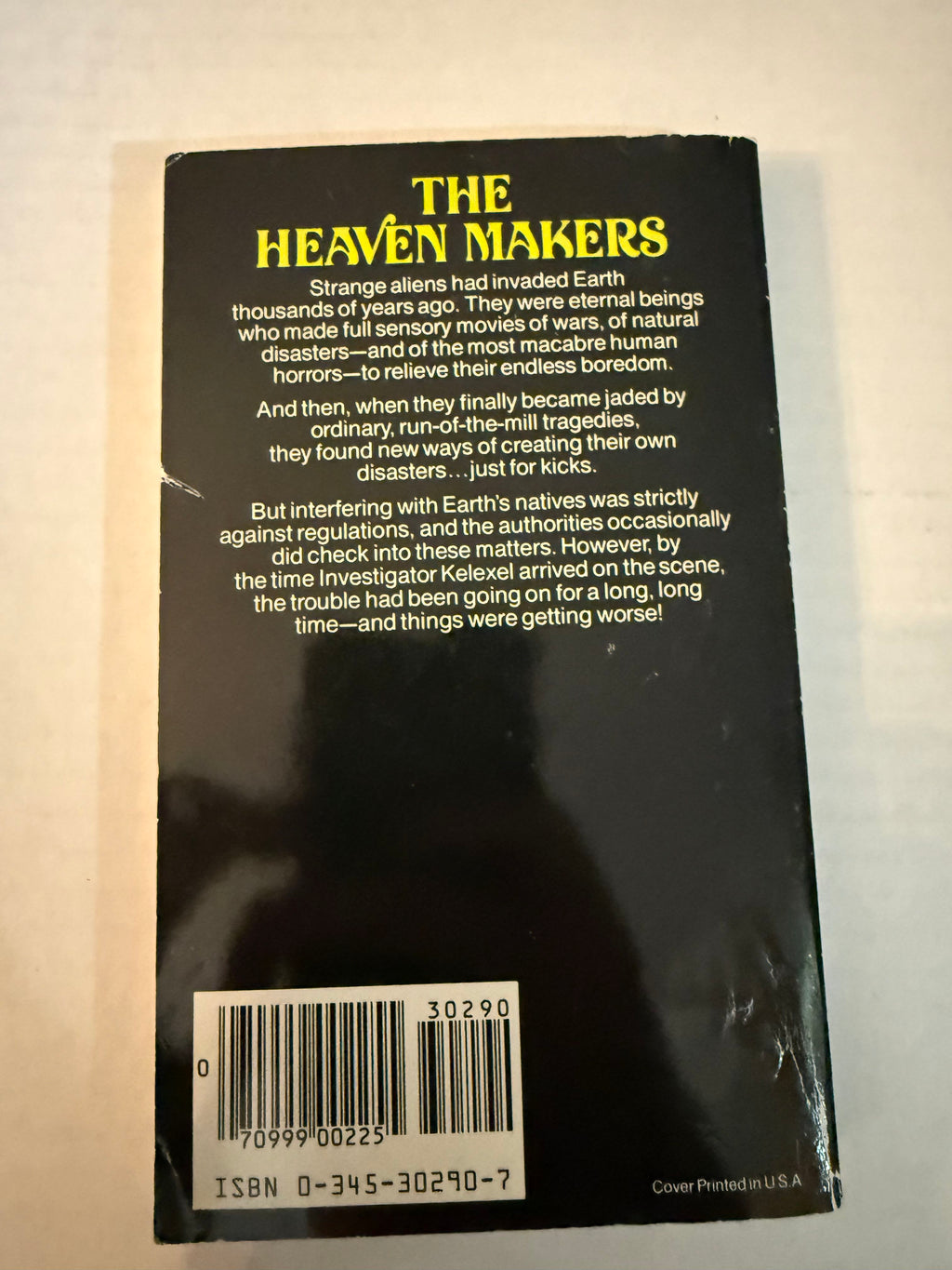 The Heaven Makers back cover
