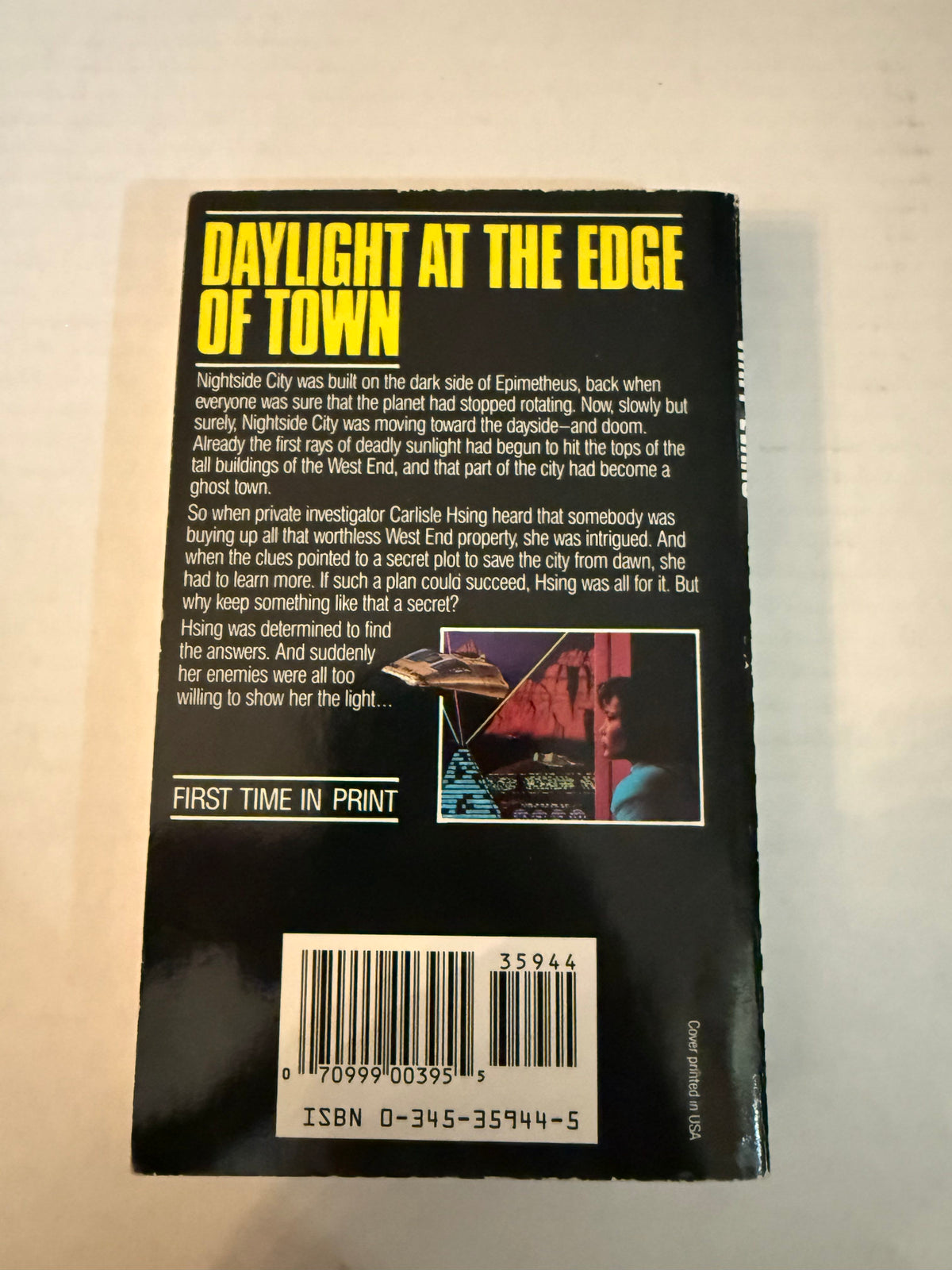 Nightside City back cover
