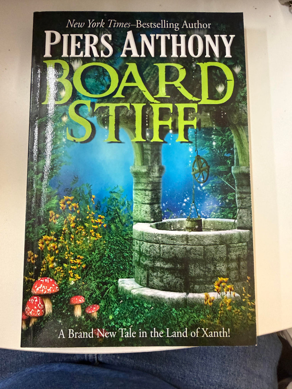 Board Stiff by Piers Anthony, actual copy photo 1 of 5