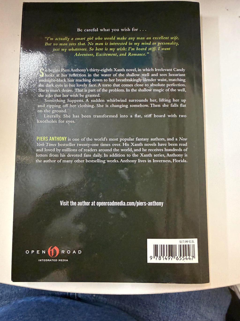 Board Stiff by Piers Anthony, actual copy photo 3 of 5